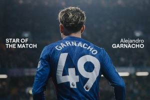  助攻双响！加纳乔当选对阵狼队一役切尔西队内最佳球员