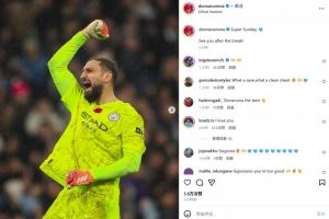  零封利物浦！多纳鲁马社媒晒庆祝照：超级星期日！间歇期之后再会