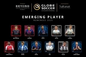  环足奖2025年最佳新星候选：内维斯、斯凯利、赫伊森、杜埃在列